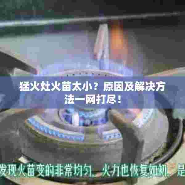 猛火灶火苗太小？原因及解决方法一网打尽！