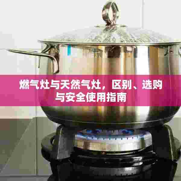 燃气灶与天然气灶，区别、选购与安全使用指南