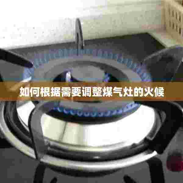 如何根据需要调整煤气灶的火候