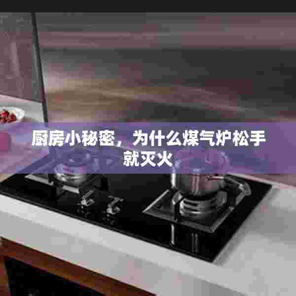 厨房小秘密，为什么煤气炉松手就灭火