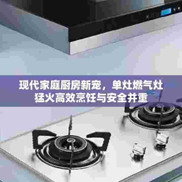 现代家庭厨房新宠，单灶燃气灶猛火高效烹饪与安全并重