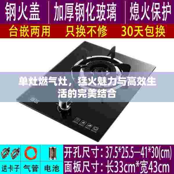 单灶燃气灶，猛火魅力与高效生活的完美结合