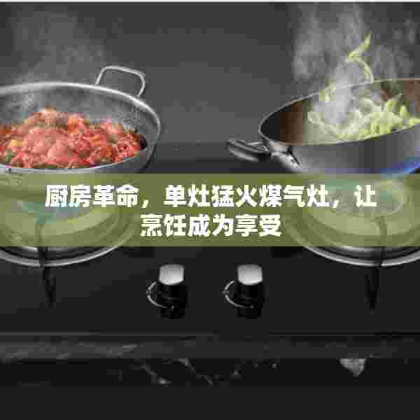 厨房革命，单灶猛火煤气灶，让烹饪成为享受