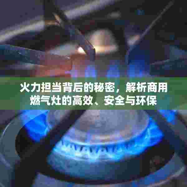 火力担当背后的秘密，解析商用燃气灶的高效、安全与环保