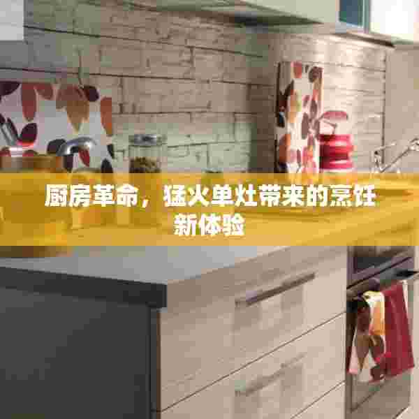 厨房革命，猛火单灶带来的烹饪新体验