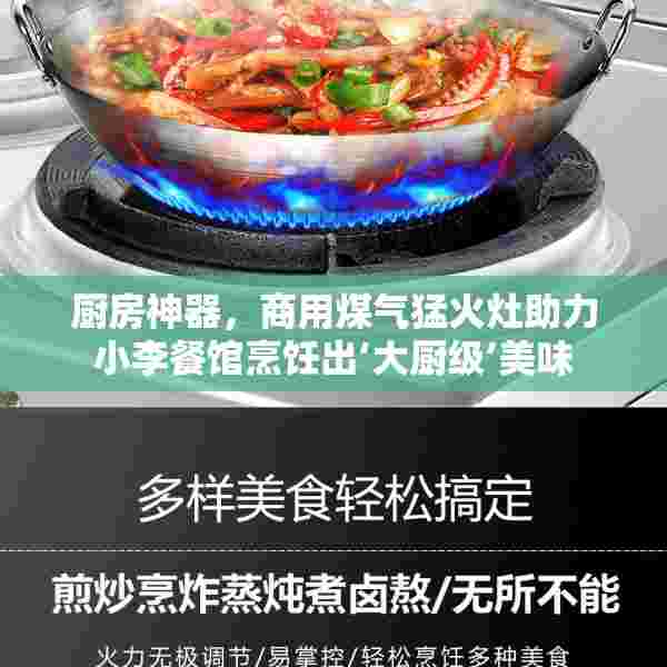 厨房神器，商用煤气猛火灶助力小李餐馆烹饪出‘大厨级’美味