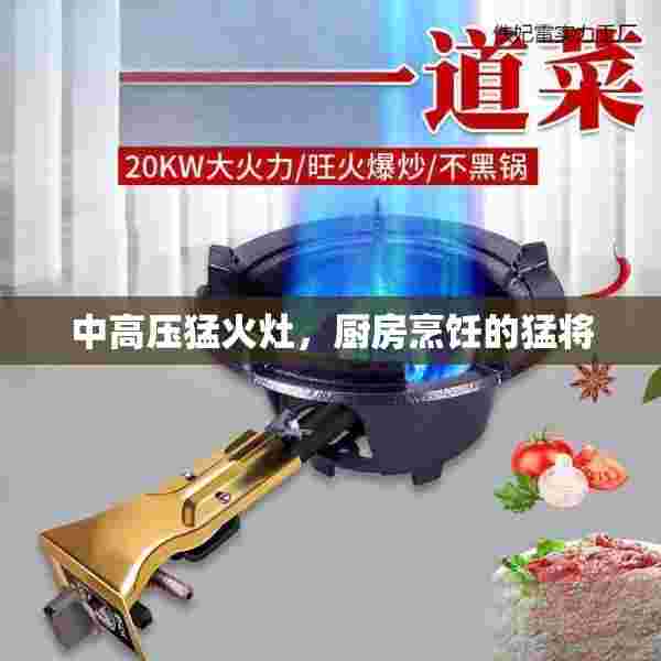 中高压猛火灶，厨房烹饪的猛将