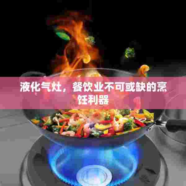 液化气灶，餐饮业不可或缺的烹饪利器